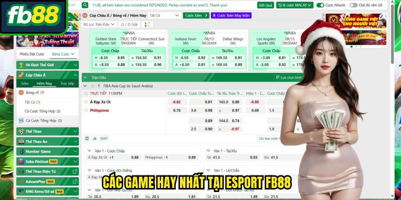 Các game hay nhất tại Esport FB88